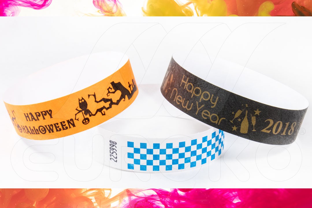 Pre-designed wristbands ready for immediate event deployment