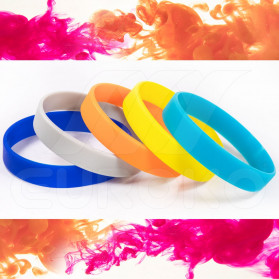 Plain Silicone Bracelets