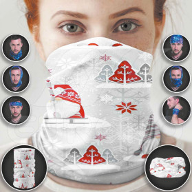 Pre-Finished Tube Scarf for Adults Halloween