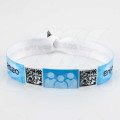 Fabric Wristbands with Custom QR-Code