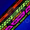 Fluorescent Fabric Wristband 15mm