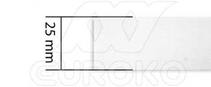 25mm Ribbed - +€0.080 (+€0.096 Incl. Tax)